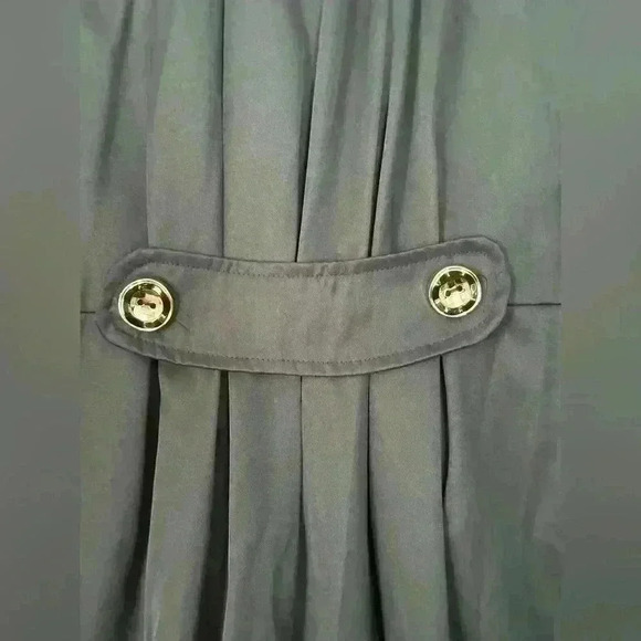 Navy Blue Trench Coat (R17) - Picture 7 of 12